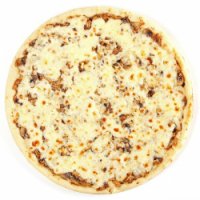 Грибная пицца со сметанным кремом