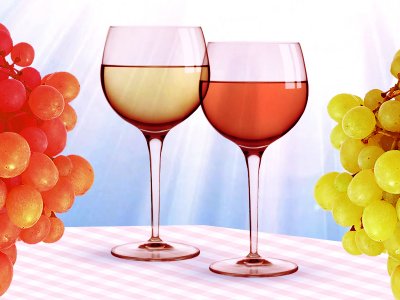 Польза белого и красного вина
